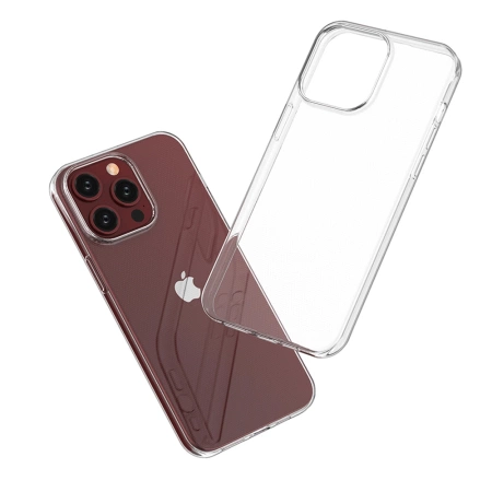 iPhone 15 Pro Max-Hülle aus der Ultra Clear-Serie in transparenter Farbe