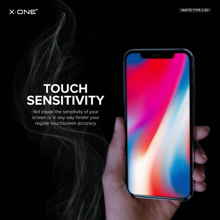 Szkło hartowane X-ONE Full Cover Extra Strong Crystal Clear - do iPhone 13/13 Pro/14 (full glue) czarny