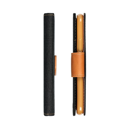 Kabura CANVAS Book do IPHONE 16 czarny