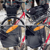 Wozinsky waterproof bicycle bag trunk pannier 25l 2in1 black (WBB24BK)