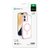 Etui silikonowe AMAZINGTHING Omni Mag Case do iPhone 16 - ciemnoróżowe