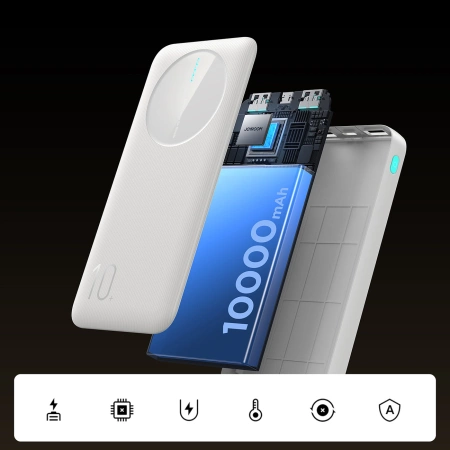 Powerbank Joyroom JR-PBF12 10000mAh 2,4A 2x USB-A 1x USB-C - weiß