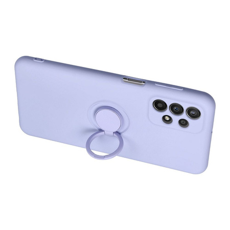 Futerał SILICONE RING do SAMSUNG A56 5G fioletowy