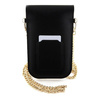 Hello Kitty Leather Metal Logo Chain bag - black