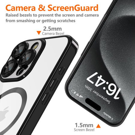 TECH-PROTECT MAGFLEX MAGSAFE IPHONE 16 PRO SHINY BLACK