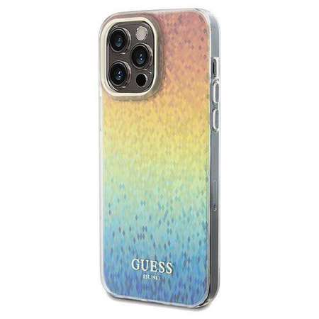 Guess nakładka do iPhone 13 Pro 6,1" GUHCP13LHDECMI HC IML FACETED MIRROR DISCO IRIDESCENT