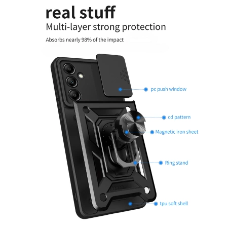 Defender Case Motorola Edge 30 Neo / Edge 30 Lite Black