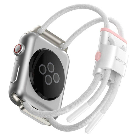 Baseus bracelet clasp band for Apple Watch 38 mm / 40 mm white (LBAPWA4-A24)