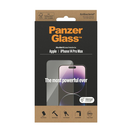 PanzerGlass szkło hartowane Ultra-Wide Fit do iPhone 16 6,1&quot; TTT