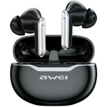 AWEI słuchawki Bluetooth 5.3 T50 TWS + stacja dokująca czarny/black