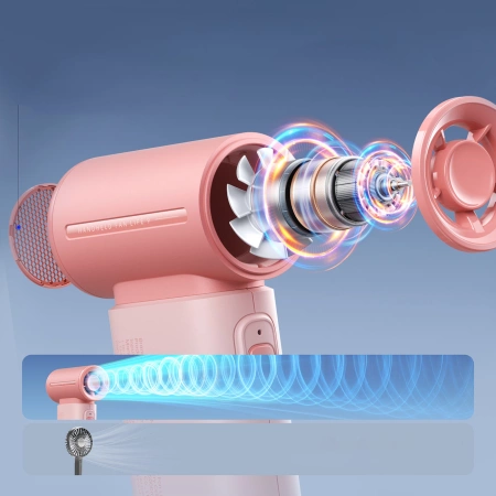 Jisulife Handheld Fan Life9 5000mAh Portable USB Fan - Pink