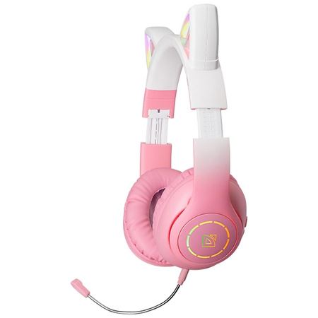 Defender słuchawki Bluetooth Freemotion B505 Led różowy/pink (63505)