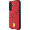 Oryginalne Etui FERRARI hardcase Big SF Perforated FEHCS24MPINR do Samsung Galaxy  S24 Plus Czerwony