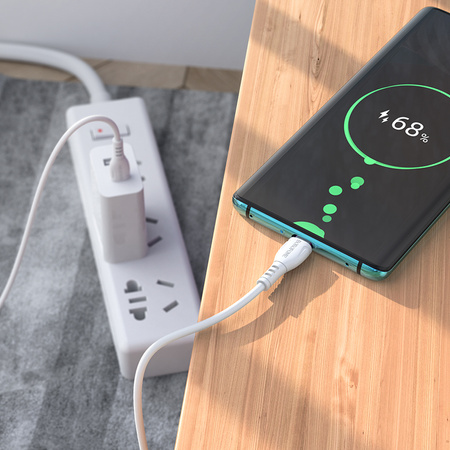 Borofone Kabel BX51 Triumph - Typ C na Typ C - 60W 1 metr biały