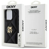 Original Case IPHONE 15 PRO MAX DKNY Quilted Stack Logo (DKHCP15XPQDSLK) black