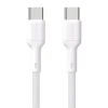 Kabel Dudao L9C 65W USB-C - USB-C 1m - biały