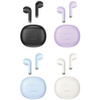 USAMS Słuchawki Bluetooth 5.3 TWS Rhymbo Series bezprzewodowe czarny/black BHUYO01 (US-YO17)