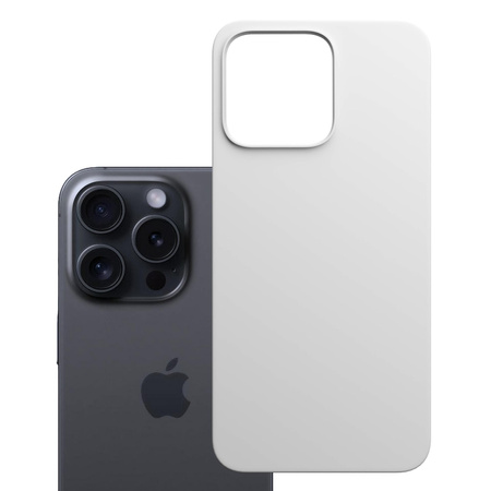 Apple iPhone 13 Pro - 3mk Hardy MagSilicone Silver-White