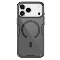 Nillkin Nature TPU Pro Magnethülle kompatibel mit MagSafe für iPhone 17 Pro Max - Translucent Black