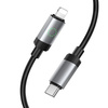 Kabel USB C do Lightning Hoco PD 27W 1 m X117 czarny