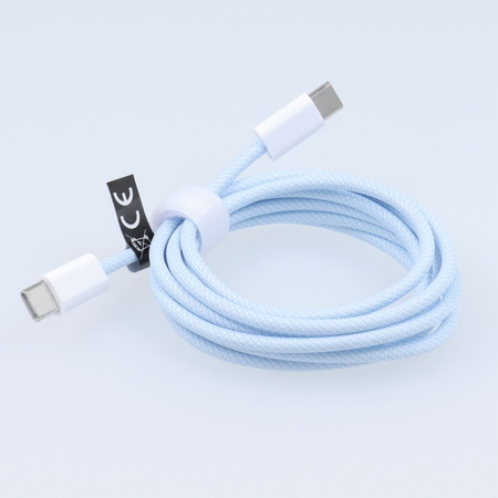 Kabel Typ C do Typ C Power Delivery PD 60W 3A C263 niebieski 1,5 m