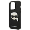 Karl Lagerfeld Saffiano Karl Head Patch Case – Etui iPhone 14 Pro (czarny)
