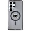 Etui Karl Lagerfeld Button Karl Head Printed Logo MagSafe Samsung Galaxy S25 Ultra czarny