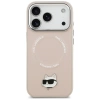 Etui Karl Lagerfeld Choupette Pin MagSafe do iPhone 17 Pro - różowe