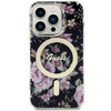 Guess GUHMP14LHCFWSK iPhone 14 Pro 6.1" czarny/black hardcase Flower MagSafe