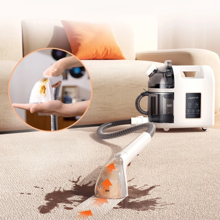 UWANT B200 12000Pa 1900W Waschstaubsauger mit Deep Cleaning Dampfreinigungsfunktion - weiß