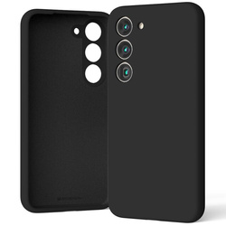 Mercury Silicone Case Samsung S23 FE 5G BLACK / CZARNY