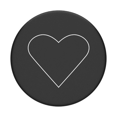 Popsockets 2 White Heart Black 800667uchwyt i podstawka do telefonu - standard