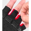 Rockbros S169BR L cycling gloves with gel inserts - black and red