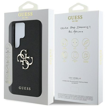GUESS SAMSUNG S25 ULTRA GUHCS25LPGT4MBK CLASSIC LOGO BLACK