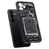 Spigen Ultra Hybrid-Hülle für Samsung Galaxy S24 – Dunkelgrau (Zero One-Muster)