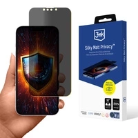 Blickschutzfolie 3mk Silky Matt Privacy für Apple iPhone 16e / SE4