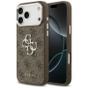 Etui Guess 4G Big 4G Classic Logo na iPhone 17 Pro Max brązowy - srebrne