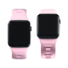 3MK Silicone Watch Strap Powder Pink dla Apple Watch 42/44/45/49 mm