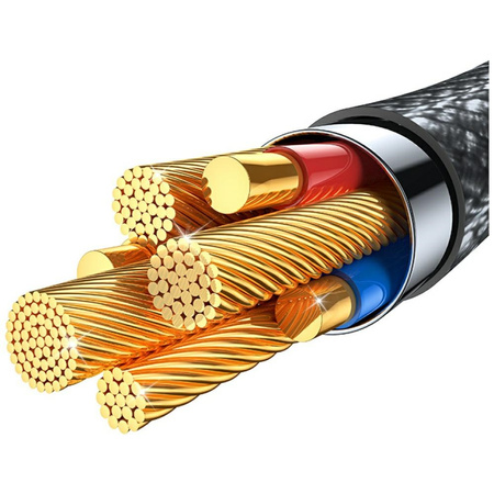 Kabel USAMS TC Series SJ749 30W USB-C do Lightning 1,2 m tytanowy