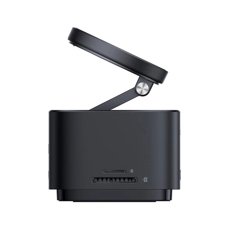 Baseus MagPro Series II 7-in-1 USB-C Hub mit MagSafe-kompatiblem Ladegerät 15W + HDMI + USB-A + USB-C + SD/TF - Schwarz