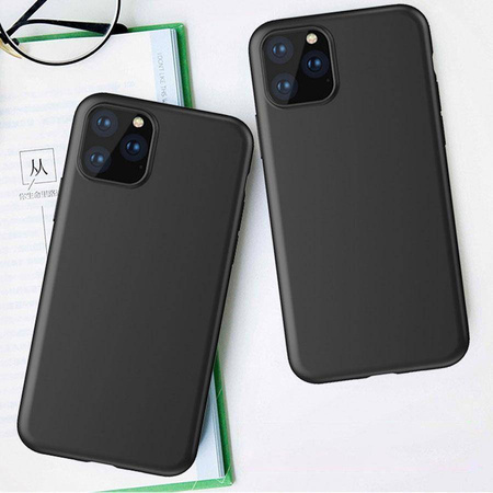 Soft Case żelowe elastyczne etui pokrowiec do Samsung Galaxy S21 Ultra 5G czarny