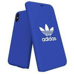 Adidas Booklet Case Canvas iPhone X / Xs blau / blau 30279