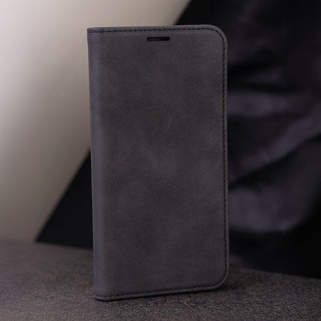 Etui Smart Suede do Xiaomi Redmi Note 13 5G (global) czarne