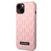 Karl Lagerfeld Monogram 3D Pattern - Etui iPhone 14 Plus (różowy)