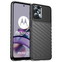 Thunder Case Hülle für Motorola Moto G13 Silikon Armor Case schwarz