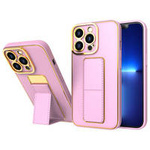 Neue Kickstand Case Hülle für iPhone 12 Pro mit Ständer Pink