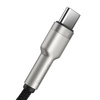 Baseus Cafule Metal Data kabel USB - USB Typ C 66W Quick Charge 25cm czarny (CAKF000001)