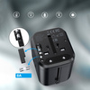 Choetech Fast Universal GaN USB Travel Charger Type C / 3 x USB-A 30W Power Delivery Black (PD5008-BK)