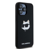 Oryginalne Etui KARL LAGERFELD hardcase Silicone Choupette Head MagSafe KLHMP15XSCHPPLK do Iphone 15 Pro Max Czarny