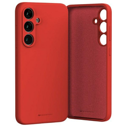 Mercury Silicone Samsung S24 FE S721     czerwony/red